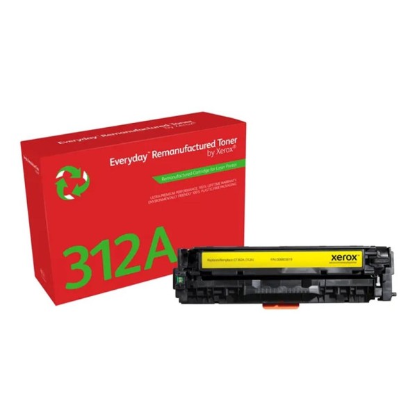 Toner xerox everyday compatible con hp312a color laserjet pro mfp m47 (cf382a) amarillo