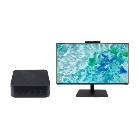 Barebone acer nuc veriton vn1502g - u1h5u u5 - 125h + monitor cb247yd 23.8 pulgadas