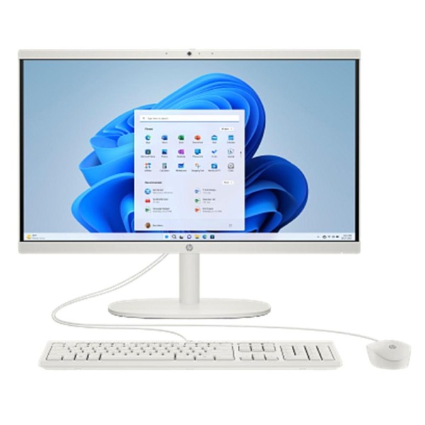 Ordenador all in one hp 22 - dg0041ns 21.45 pulgadas n100 - 8gb - ssd512gb - w11 - teclado y raton
