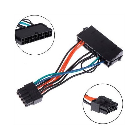 CABLE ADAPTADOR DE FUENTE DE ALIMENTACION STANDARD PARA ORDENADORES LENOVO 24PINS a 10PINS (VALIDO P