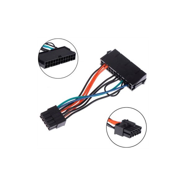 CABLE ADAPTADOR DE FUENTE DE ALIMENTACION STANDARD PARA ORDENADORES LENOVO 24PINS a 10PINS (VALIDO P