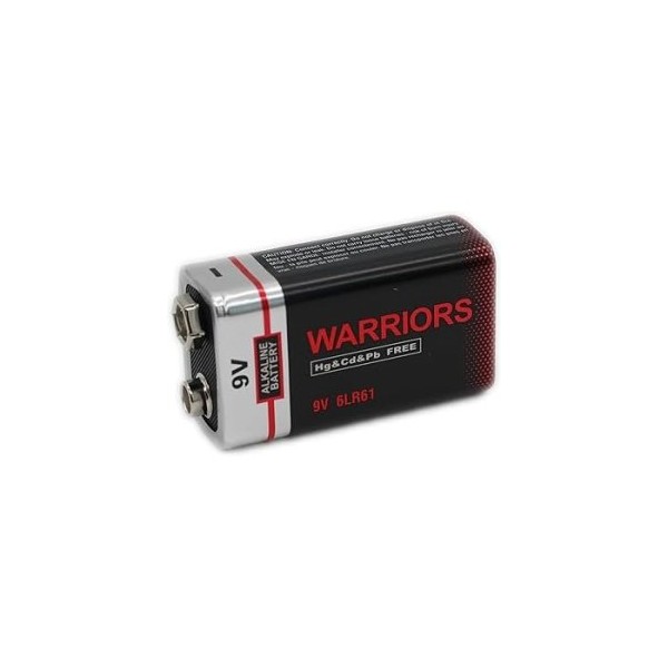 PILAS 6LR61 WARRIORS ALCALINA 9V 1 PILA