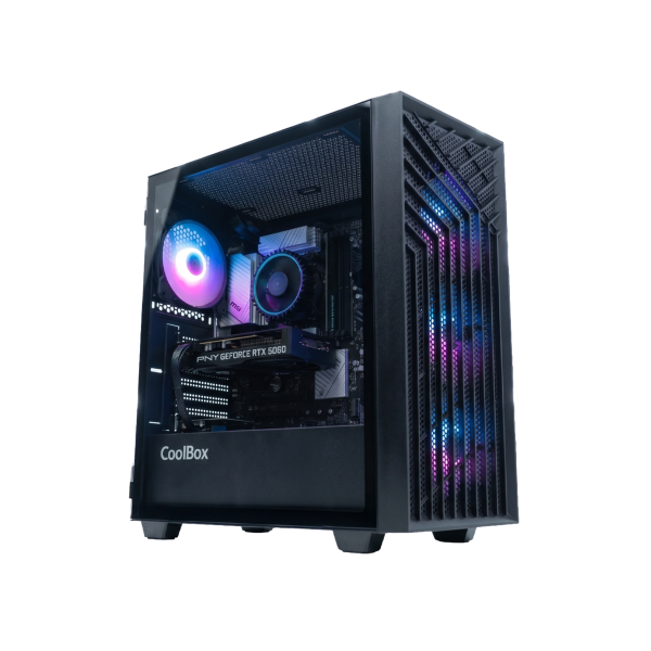 Ordenador pc phoenix gaming therion intel i5 14400f - vga nvidia rtx 5060 8gb - 16gb ddr5 - 1tb ssd nvme win 11 pro