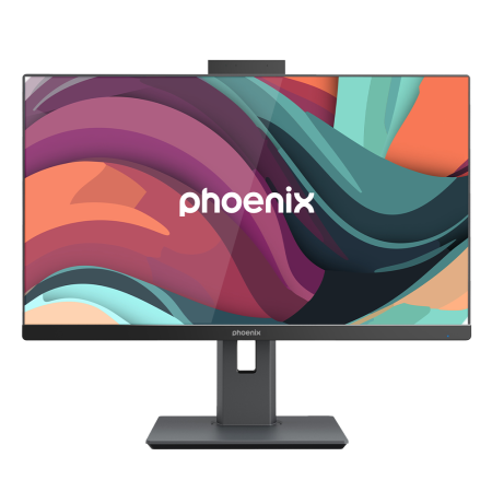 Ordenador pc all in one aio phoenix unity 23.8 pulgadas fhd ajustable altura y rotativo - web cam - intel i5 14400 - 16 gb ddr5 