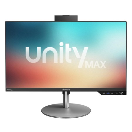 Ordenador all in one phoenix unity max i5 14gº - 16gb ddr5 - ssd 512gb nvme - 23.8 pulgadas - fhd 1080p ips - negro - win11 proo