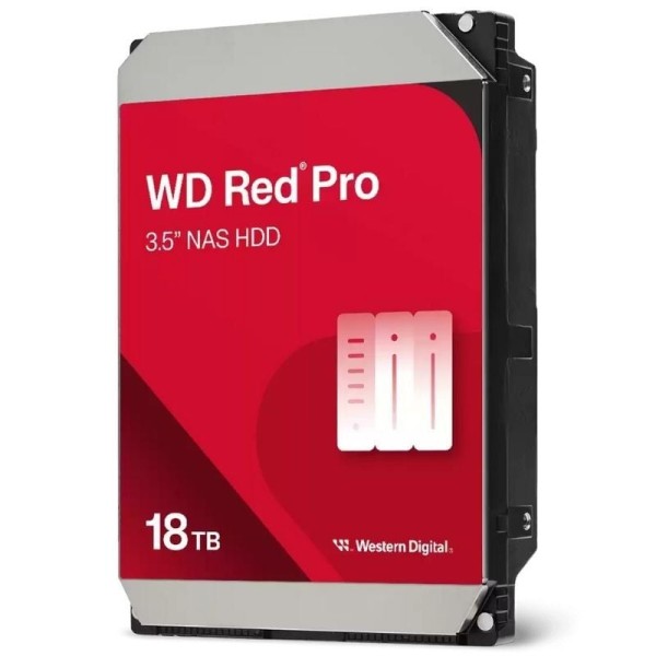 Disco Duro Western Digital WD Red Pro NAS 18TB/ 3.5″/ SATA III/ 512MB