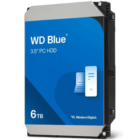 Disco Duro Western Digital WD Blue PC Desktop 6TB/ 3.5″/ SATA III/ 256MB