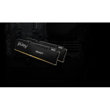 Memoria ram ddr5 32gb 2 x 16gb kingston - 6000 mhz - pc5 - 48000 - fury beast - cl36 - 1.35v
