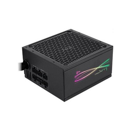 Fuente alimentacion aerocool lux pro rgb gaming atx 550w