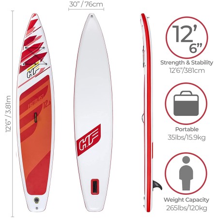 Tabla de paddle surf hinchable bestway fastblash tech 381cm