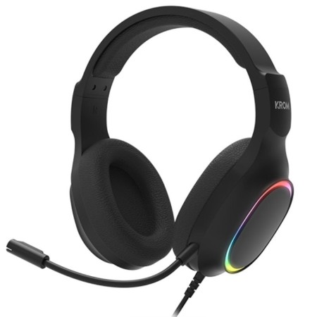 Pack Gaming Krom Kenta/ Teclado RGB + Ratón + Alfombrilla + Auriculares