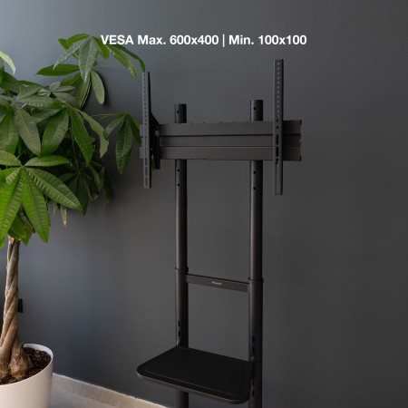 Tooq FS1170M-B Soporte suelo ruedas Ramsés 37″-70″