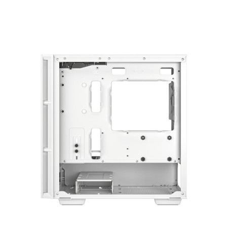 Caja ordenador gaming deepcool matx ch360 argb cristal templado blanca