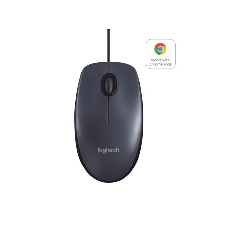 Logitech B100 Ratón Negro OEM