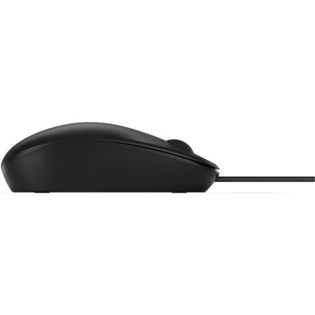 Ratón HP 125/ Hasta 1200 DPI/ Negro/ Formato Bulk
