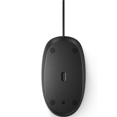 Ratón HP 125/ Hasta 1200 DPI/ Negro/ Formato Bulk