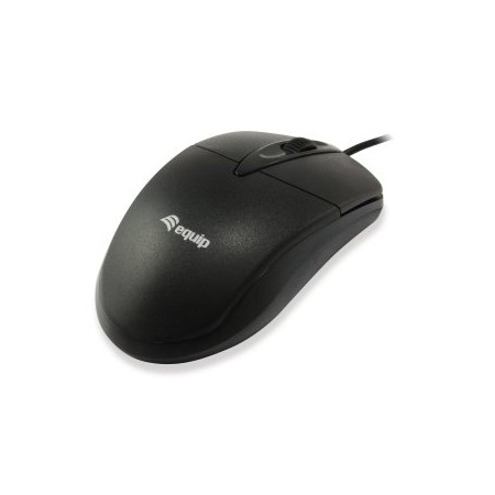 Mouse raton equip life 2 botones optico usb negro 1000dpi