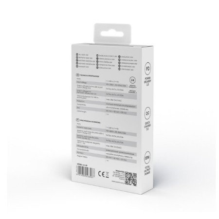CARGADOR SAVIO LA-05 DUAL 18W USB 3.0 + CABLE