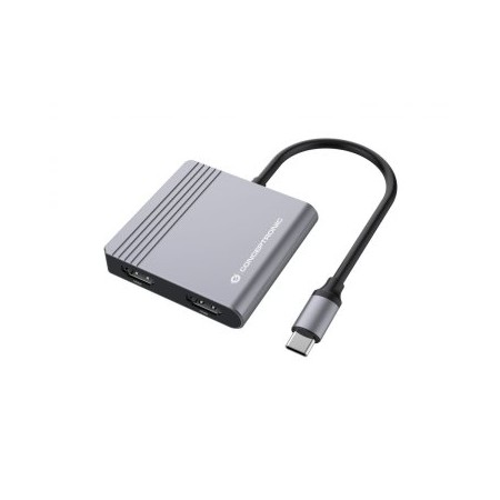 Hub usb tipo c conceptronic donn13g 2 x hdmi - 1 x usb 3.0 - 1 x usb tipo c