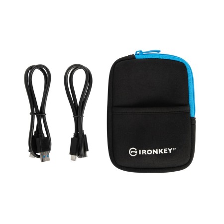 Disco duro externo ssd kingston ironkey vault privacy 80 1.92tb usb tipo c