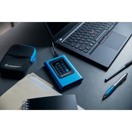 Disco duro externo ssd kingston ironkey vault privacy 80 1.92tb usb tipo c