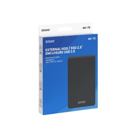 CARCASA EXTERNA DISCO DURO HDD/SDD 2.5 AK-73-73