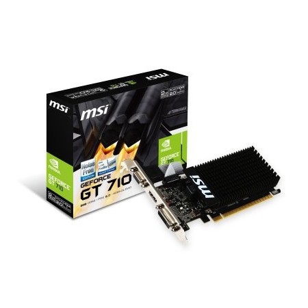 Tarjeta grafica msi gt 710 2gd3h lp 2gb gddr3 - hdmi - dvi - d - vga