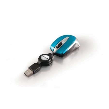 Raton verbatim go mini azul