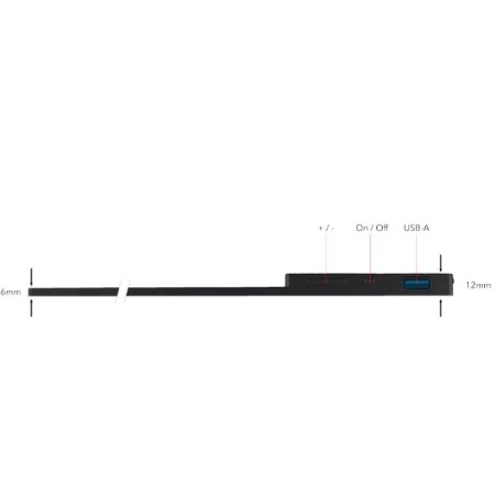 Monitor Portátil Táctil Verbatim PMT-14 14″/ Full HD/ Multimedia/ Negro