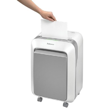 Destructora Fellowes LX211/ Microcorte de 2 x 12mm/ Blanca