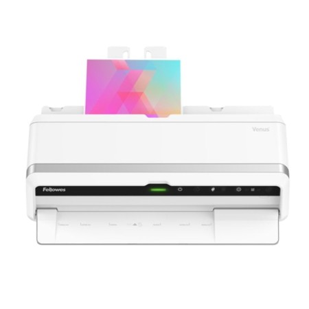 Plastificadora Fellowes LX Venus A3/ hasta A4 y 250 Micras/ Blanca y Gris