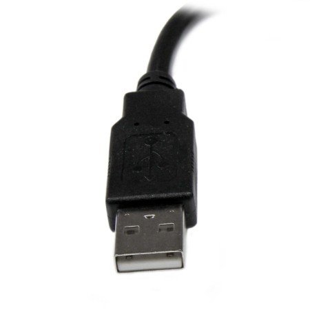 Cable usb tipo a startech 0.15m - macho - hembra - negro
