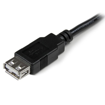 Cable usb tipo a startech 0.15m - macho - hembra - negro