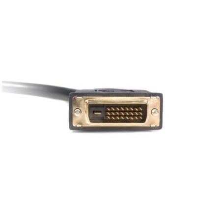 Splitter dvi - d startech 0.3m - macho - hembra - negro