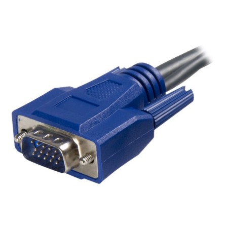 Cable 2x vga a usb startech 1.8m - macho - macho - negro