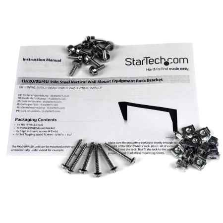 Soporte startech para rack 4u 19 pulgadas