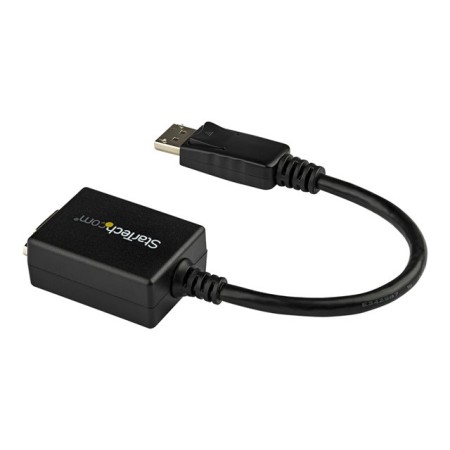 Adaptador displayport a vga startech 28cm - macho - hembra - negro