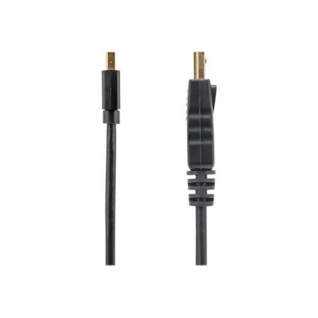Cable displayport a mini dp 3m - macho - macho - negro