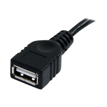 Cable usb 2.0 startech 0.91m - macho - hembra - negro