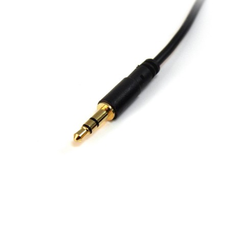 Cable mini jack 3.5mm startech 3m - macho - macho - negro