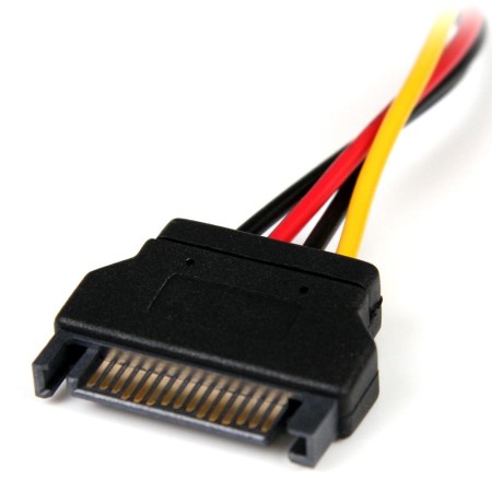 Adaptador molex lp4 a sata startech 0.15m - hembra - macho
