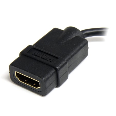 Cable micro hdmi a hdmi startech macho - hembra - negro