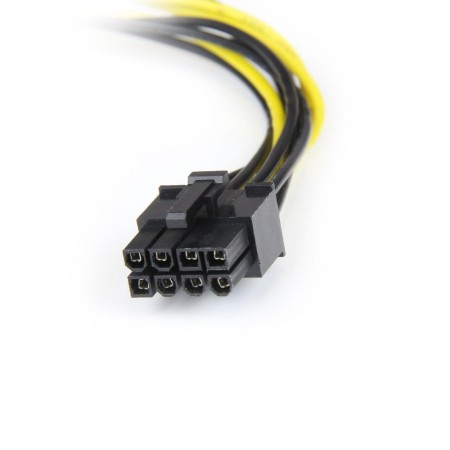 Cable 2x lp4 a pci express 8 pines startech 0.15m