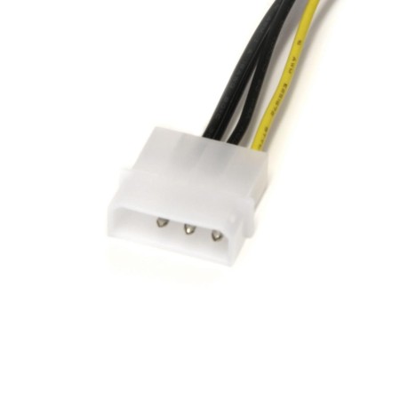 Cable 2x lp4 a pci express 8 pines startech 0.15m