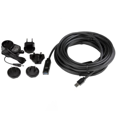 Cable usb tipo a startech 10m - macho - hembra - negro