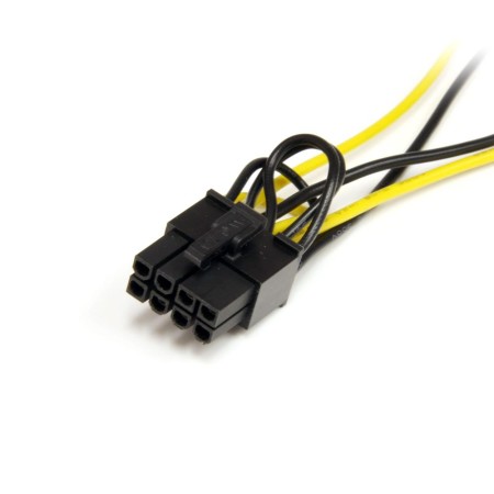 Cable 2x sata a pci express 8 pines startech 0.15m
