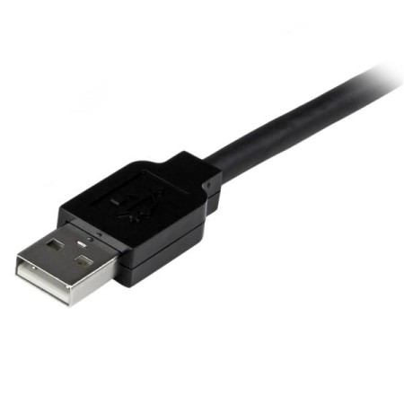 Cable usb tipo a startech 20m - macho - hembra - negro