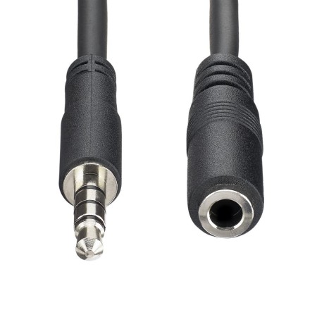 Cable mini jack 3.5mm startech 1m - macho - hembra - negro