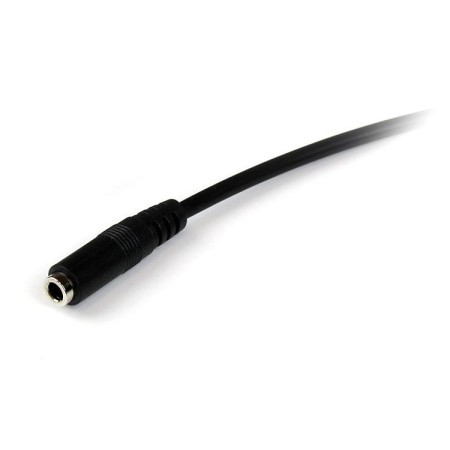 Cable jack 3.5mm startech 2m - macho - hembra - negro