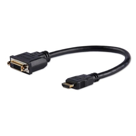 Cable hdmi a dvi - d startech 0.20m - macho - hembra - negro